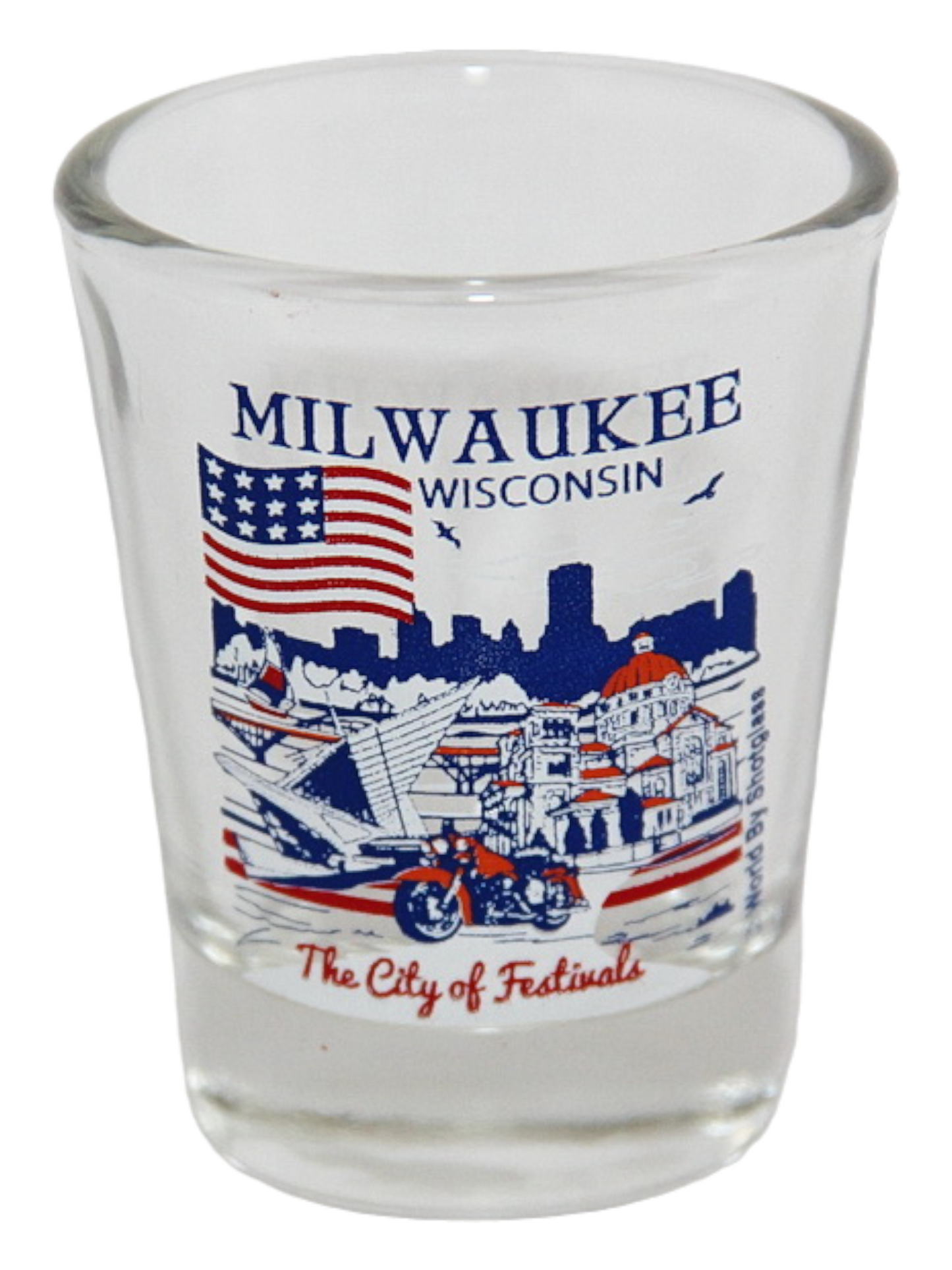 Milwaukee Wisconsin Great American Cities Collection Shot Glass