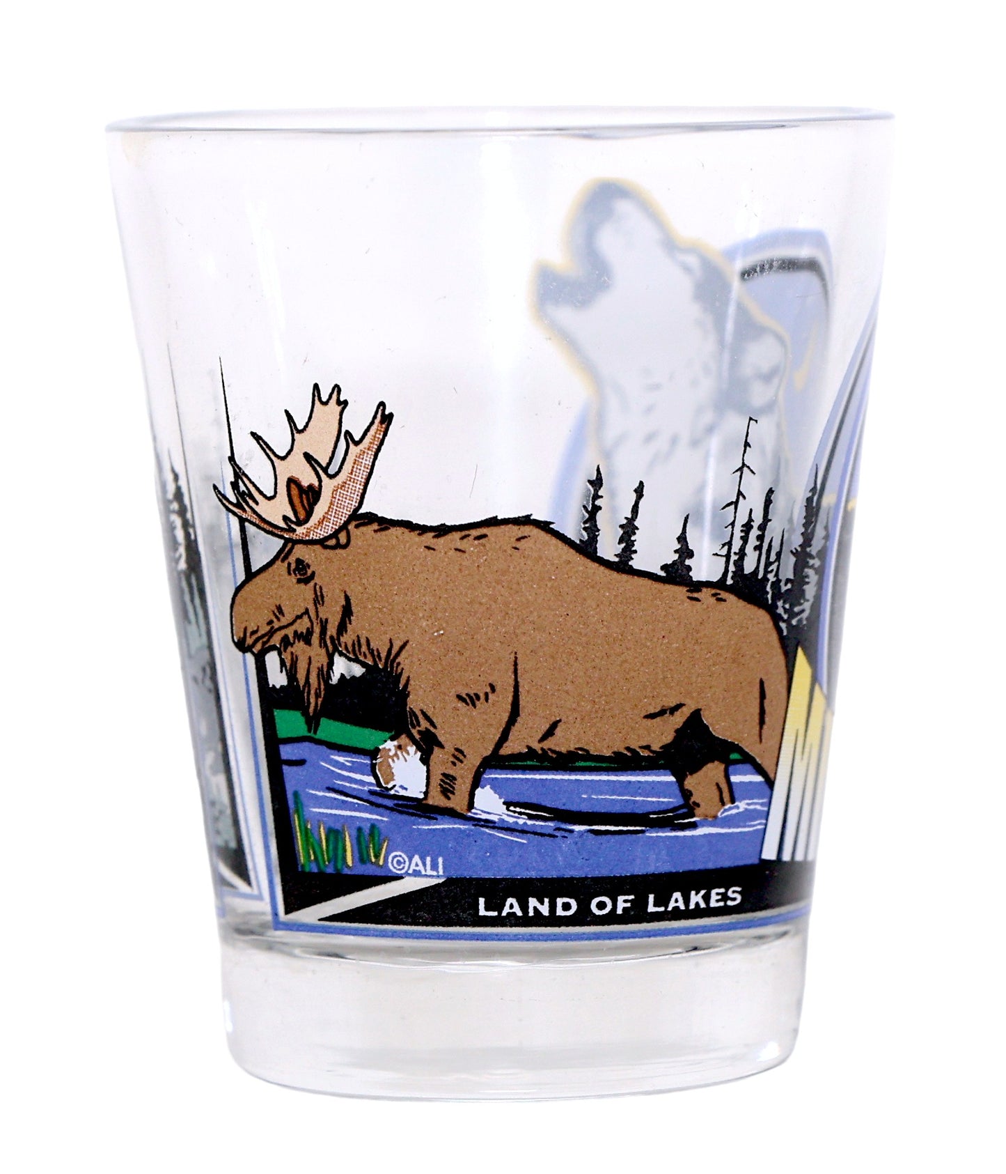 Minnesota State Graphic Design Shot Glass