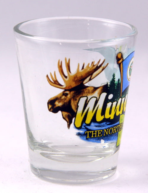 Minnesota North Star State State Elements Shot Glass