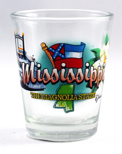 Mississippi United States USA Souvenir Boxed Shot Glass Set (Set of 6)
