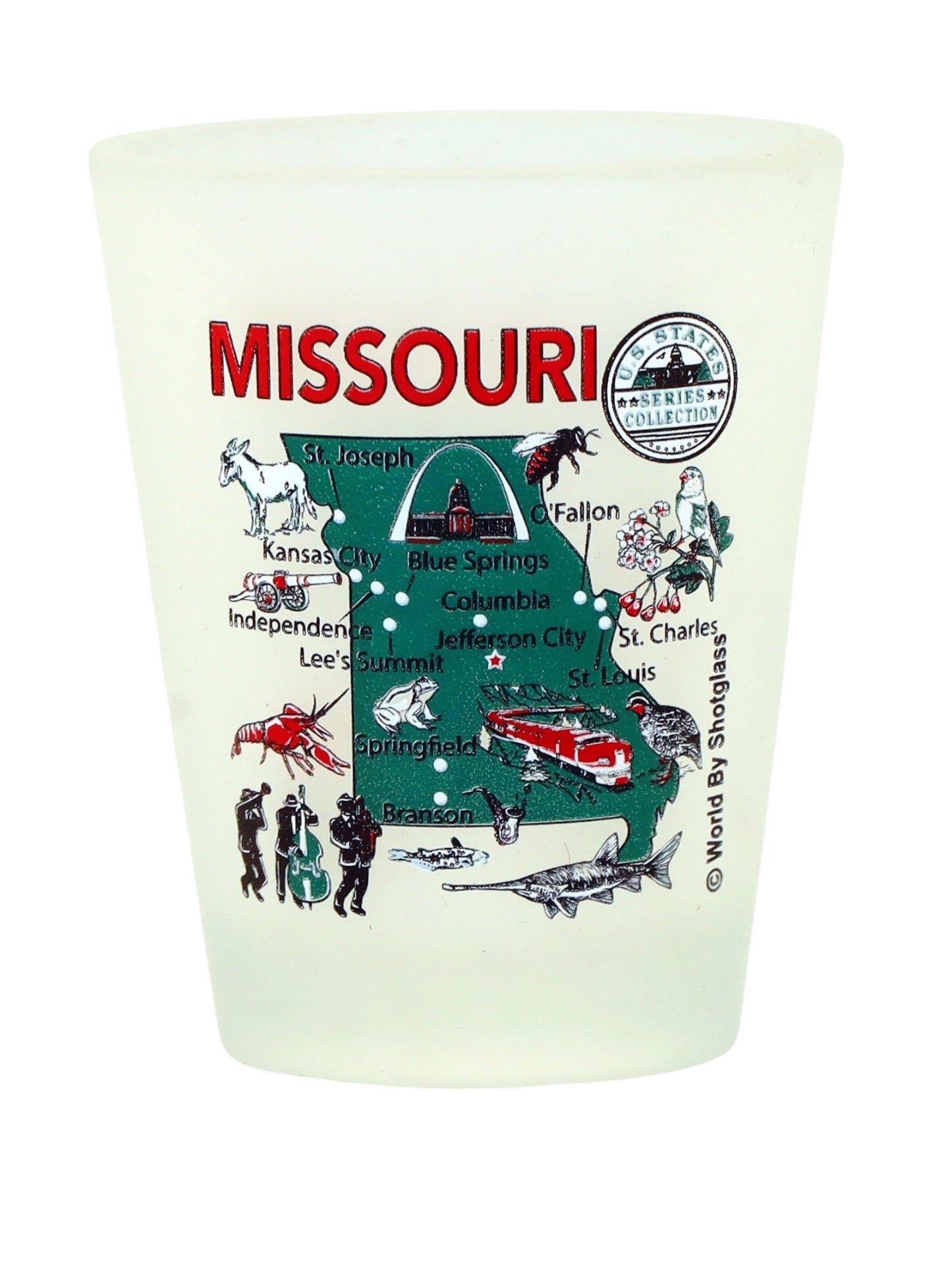 Missouri United States USA Souvenir Boxed Shot Glass Set (Set of 6)
