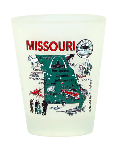 Missouri United States USA Souvenir Boxed Shot Glass Set (Set of 6)