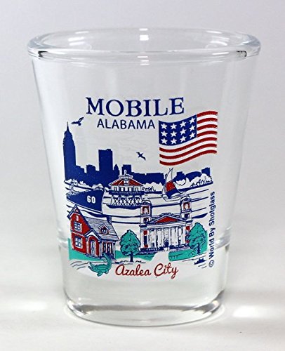 Mobile Alabama Great American Cities Collection Shot Glass