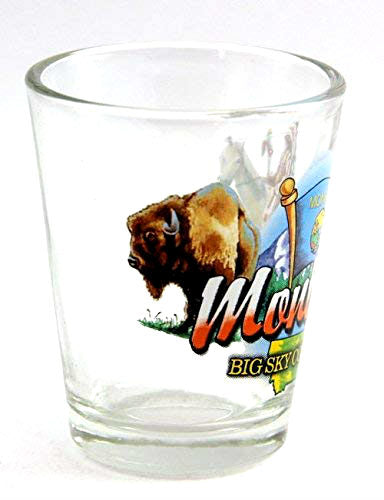 Montana Big Sky Country State Elements Shot Glass