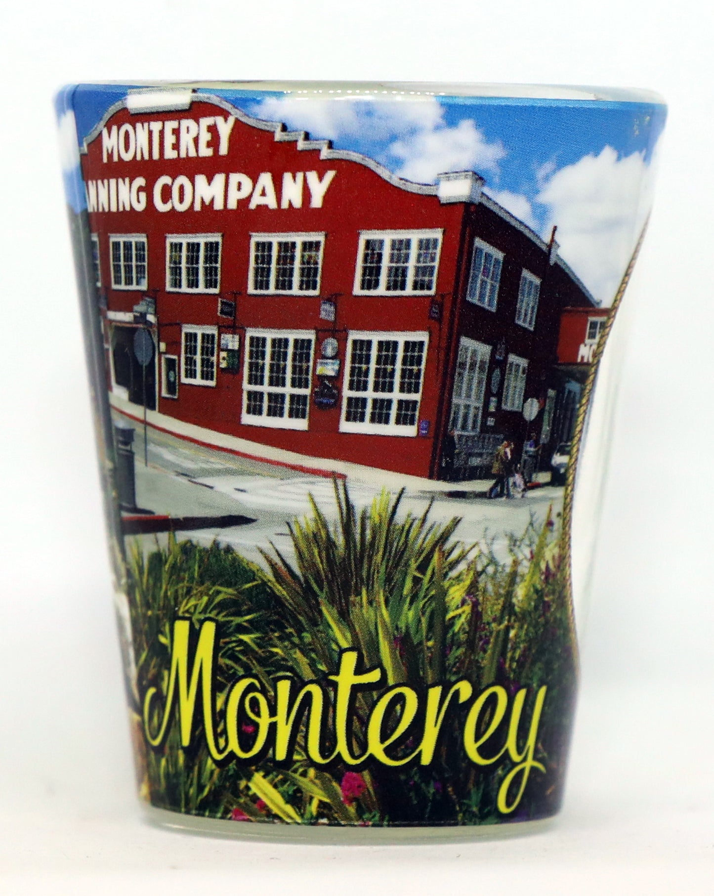 Monterey-Carmel California Window Collage Shot Glass