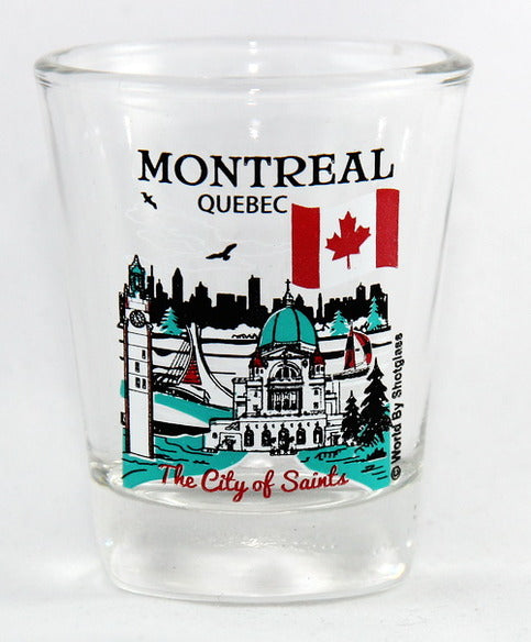 Montreal Quebec Canada Great Canadian Cities Collection Shot Glass