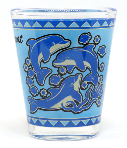 Montserrat Dolphins Shot Glass New Edition
