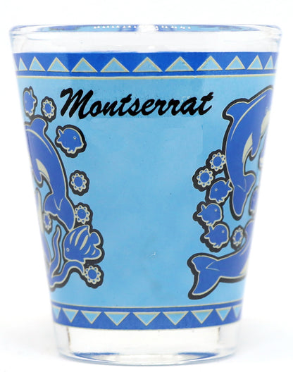 Montserrat Dolphins Shot Glass New Edition