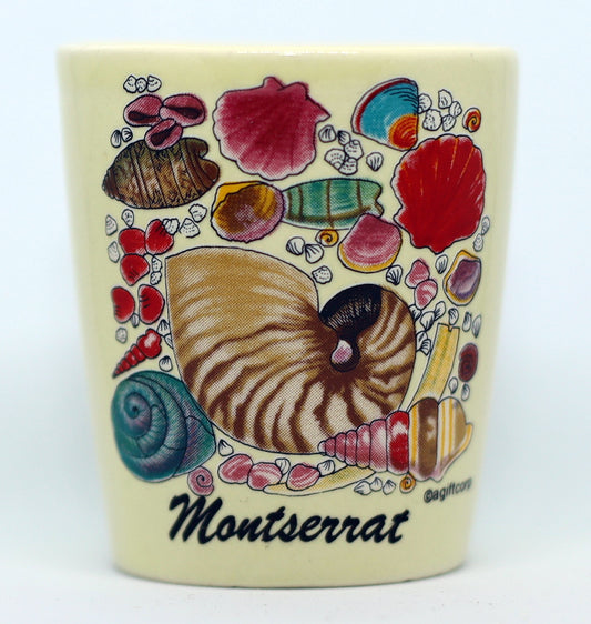 Montserrat Sea Design Ceramic Shot Glass
