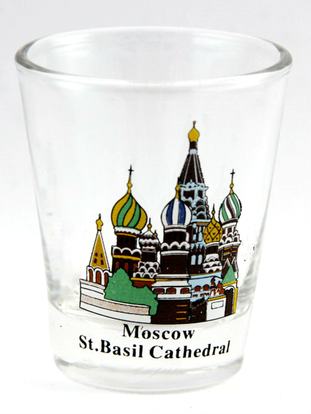 Moscow Russia St.Basil Cathedral Shot Glass