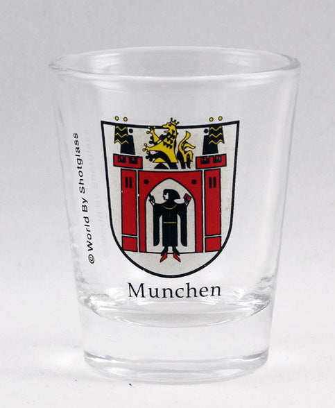 Munchen (Munich) Germany Coat Of Arms Shot Glass