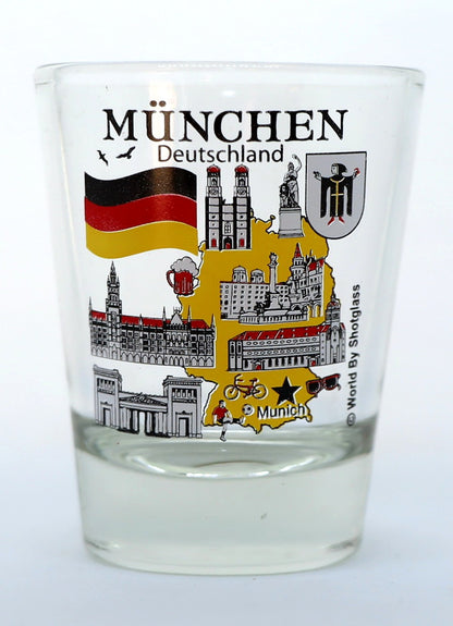 Germany Souvenir Boxed Shot Glass Set (Set of 6)