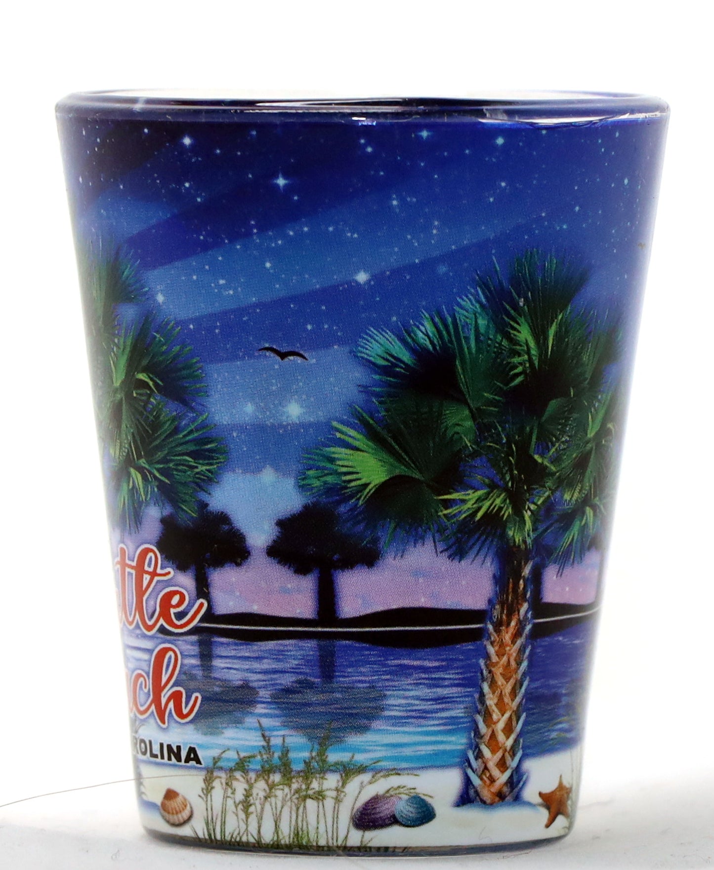 Myrtle Beach South Carolina Palm In and Out Shot Glass