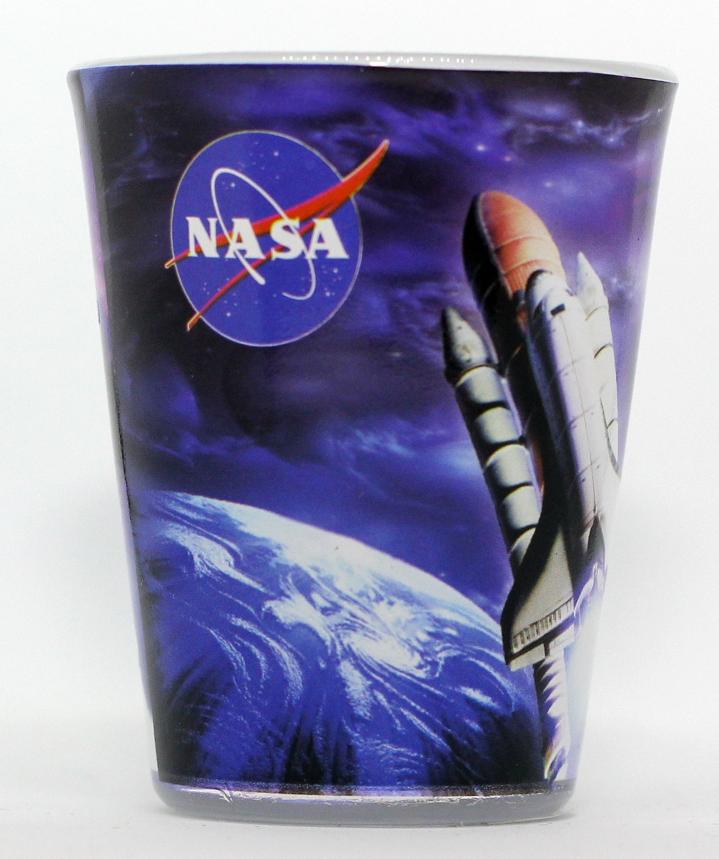 NASA Blue Meatball Shuttle Shot Glass