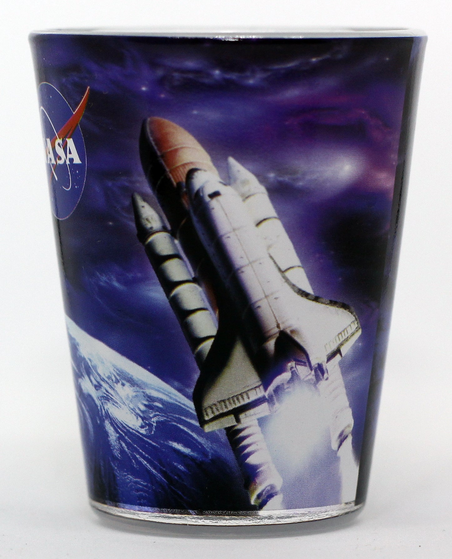 NASA Blue Meatball Shuttle Shot Glass