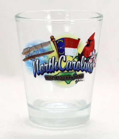 North Carolina United States USA Souvenir Boxed Shot Glass Set (Set of 6)