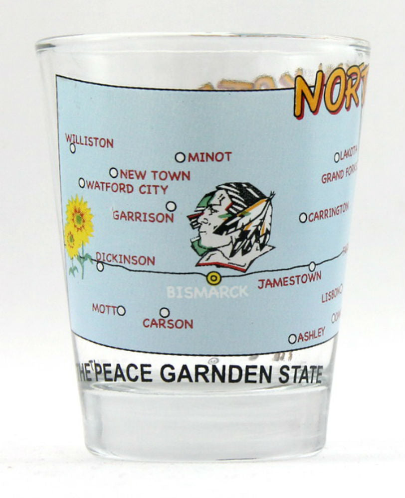 North Dakota The Peace Garden State All-American Collection Shot Glass
