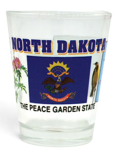 North Dakota The Peace Garden State All-American Collection Shot Glass