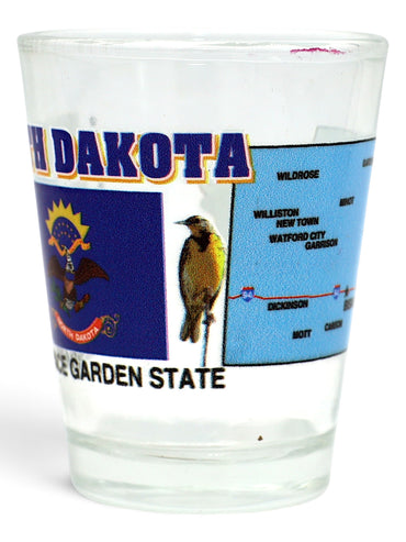 North Dakota The Peace Garden State All-American Collection Shot Glass