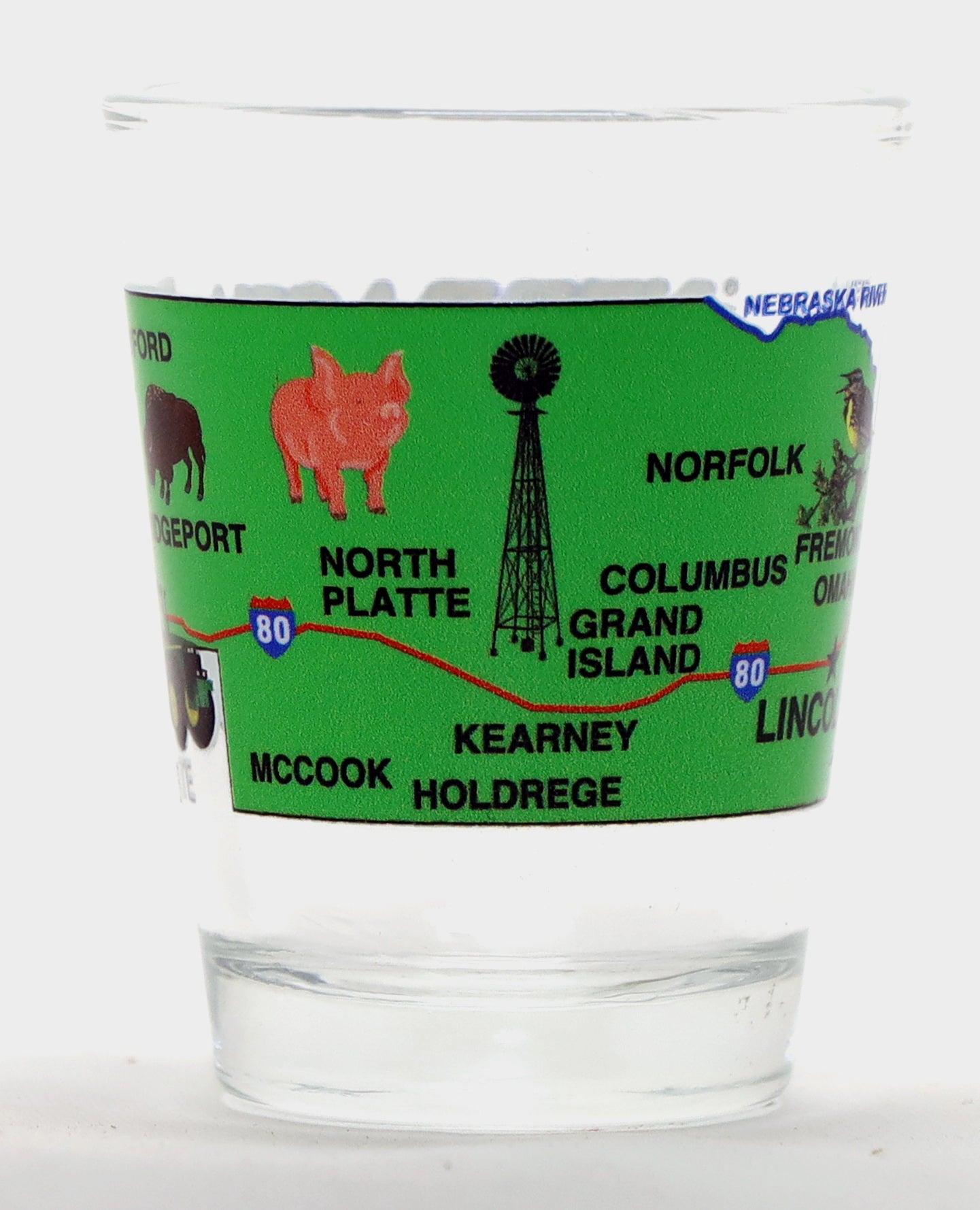 Nebraska The Cornhusker State All-American Collection Shot Glass