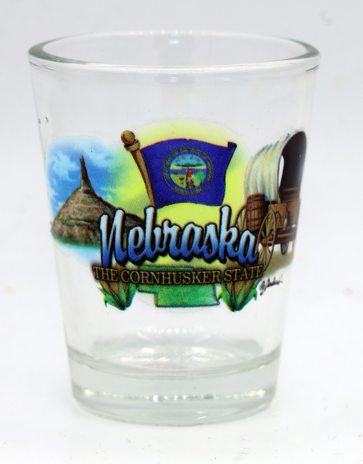 Nebraska United States USA Souvenir Boxed Shot Glass Set (Set of 6)