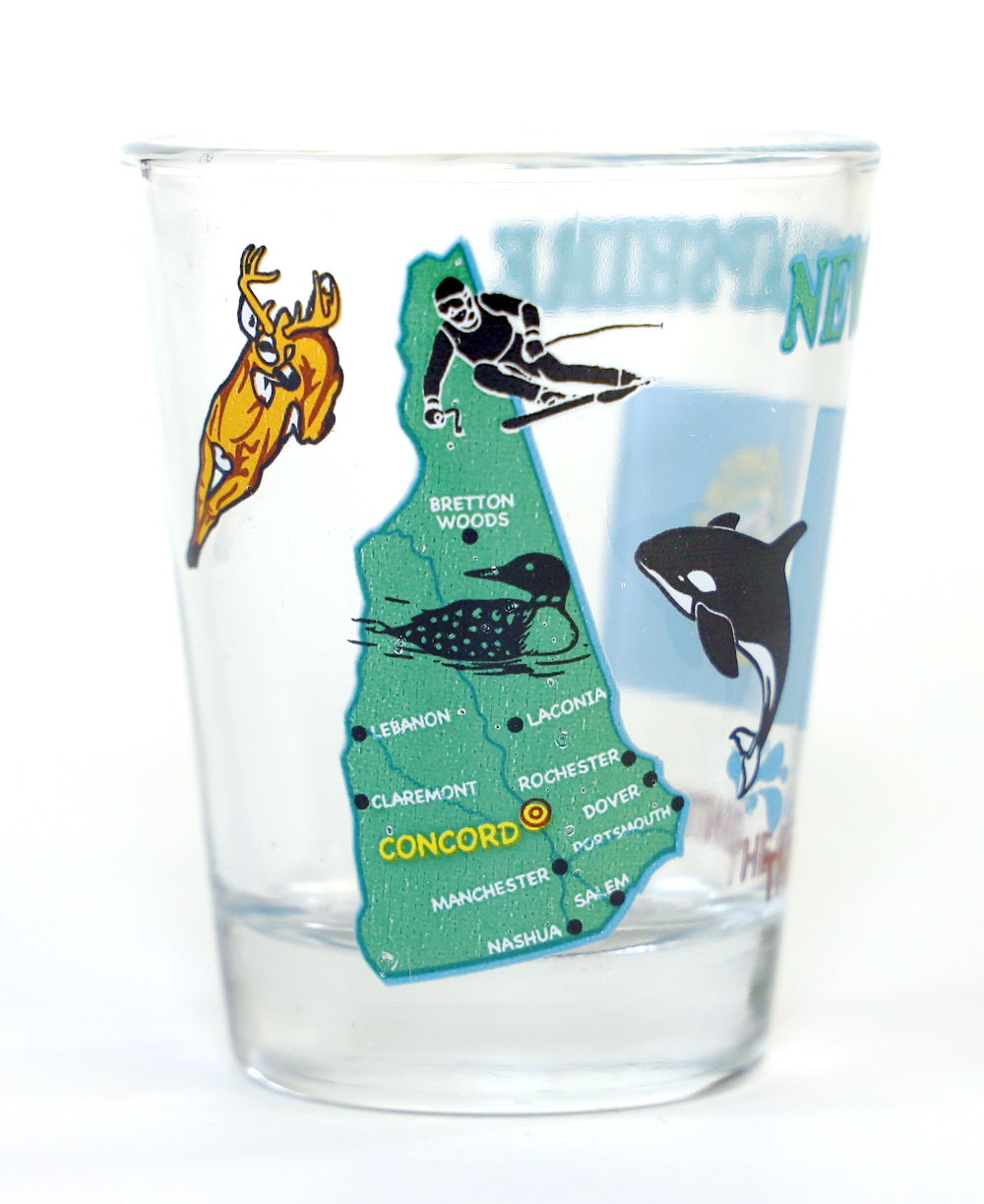 New Hampshire The Granite State All-American Collection Shot Glass