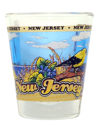New Jersey State Wraparound Shot Glass