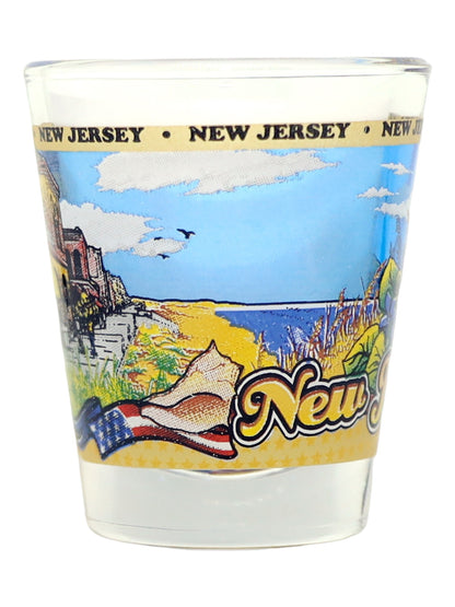 New Jersey State Wraparound Shot Glass
