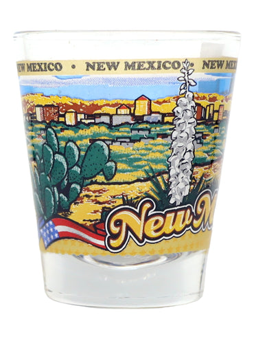New Mexico State Wraparound Shot Glass