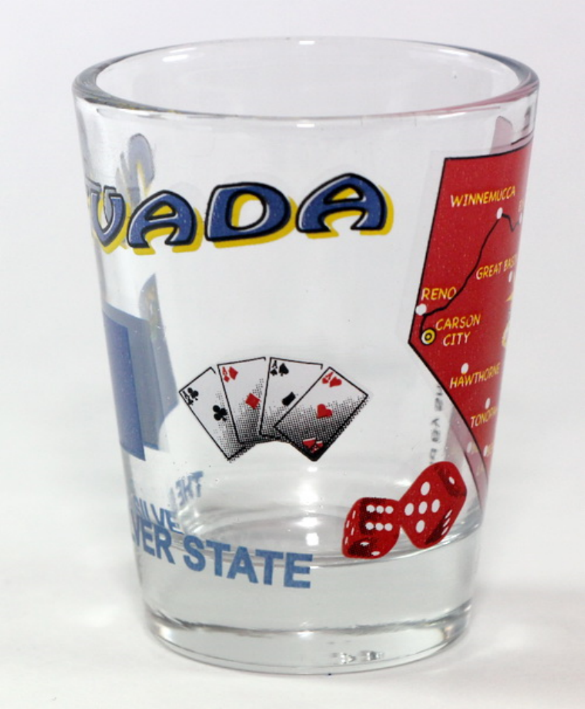 Nevada The Silver State All-American Collection Shot Glass