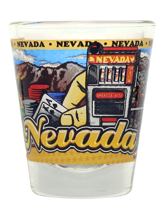 Nevada State Wraparound Shot Glass