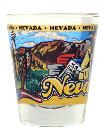 Nevada State Wraparound Shot Glass