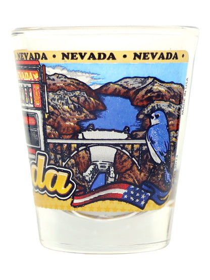 Nevada State Wraparound Shot Glass