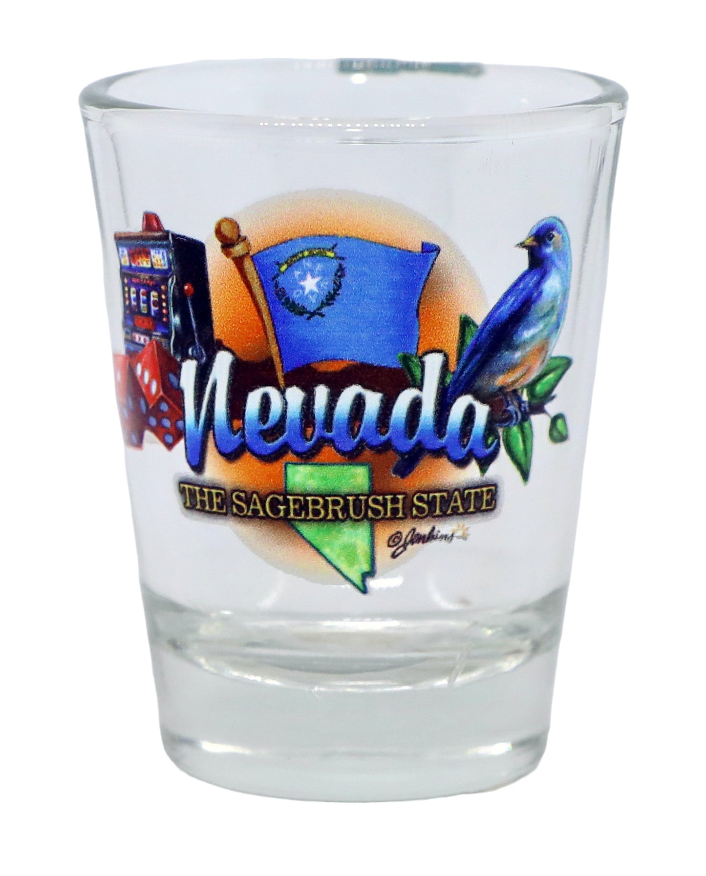 Nevada United States USA Souvenir Boxed Shot Glass Set (Set of 6)