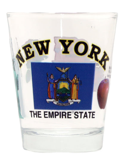 New York United States USA Souvenir Boxed Shot Glass Set (Set of 6)