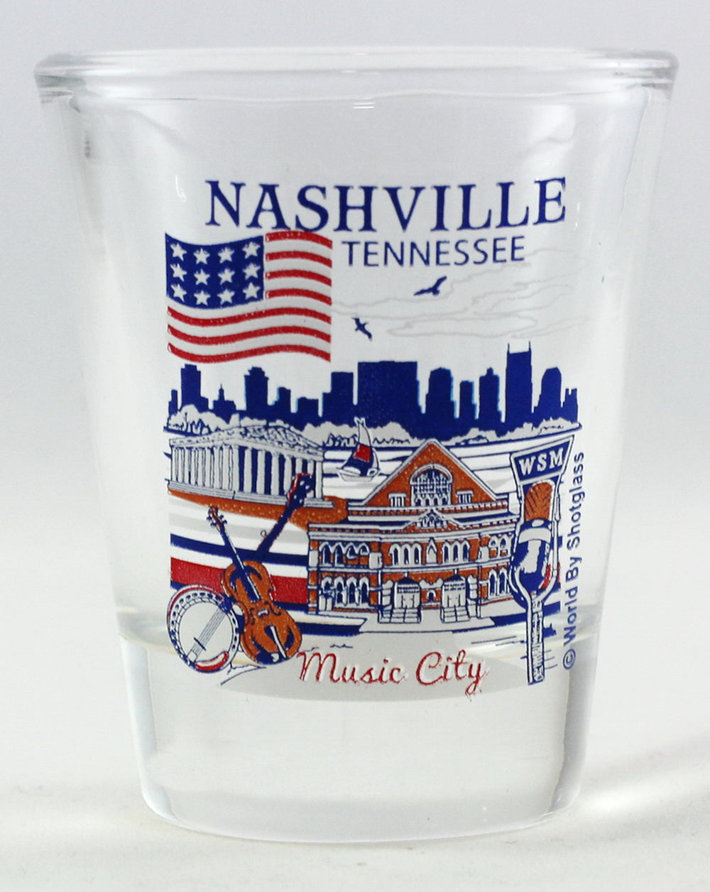 Nashville Tennessee Great American Cities Collection Shot Glass