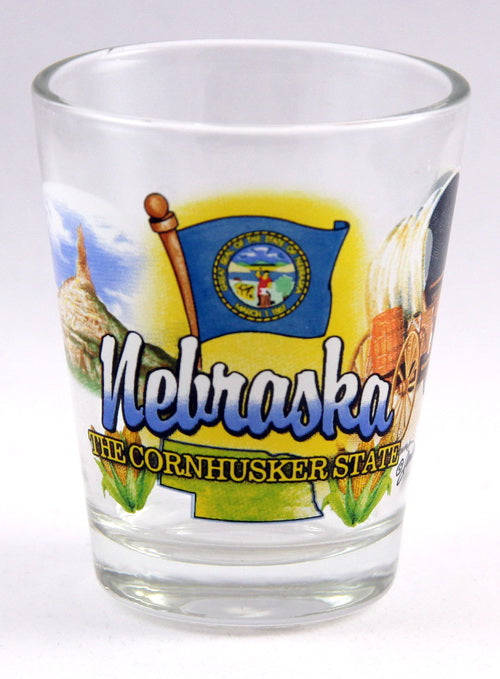 Nebraska Cornhusker State Elements Shot Glass