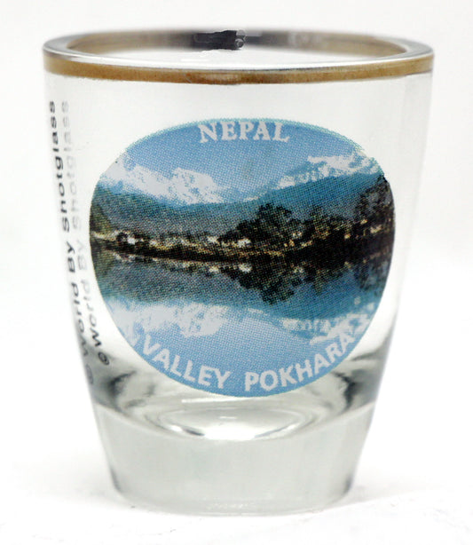 Nepal Valley Pokhara Shot Glass