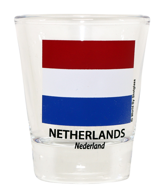 Netherlands Flag Shot Glass