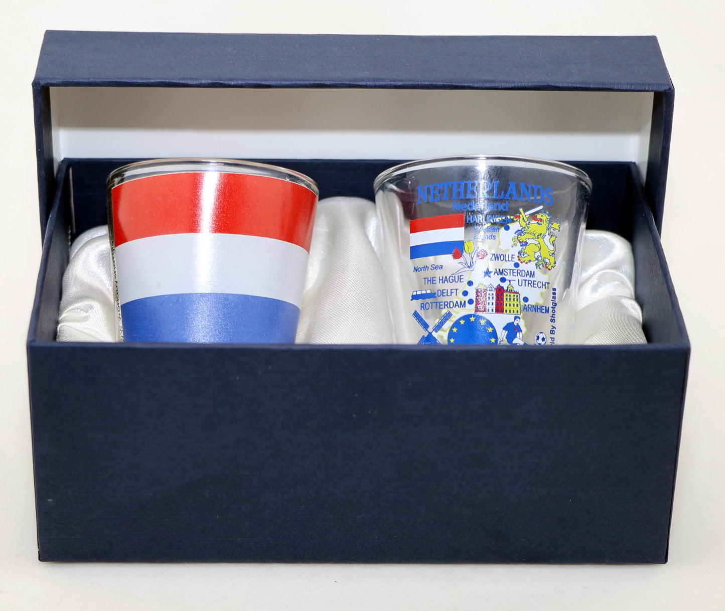 Netherlands Souvenir Boxed Shot Glass Set (Set of 2)