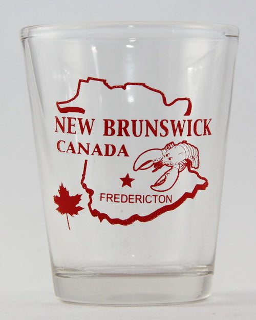 New Brunswick Canada (4 in Series of 13) Shot Glass. Collect Them All!