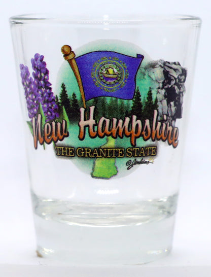 New Hampshire United States USA Souvenir Boxed Shot Glass Set (Set of 6)