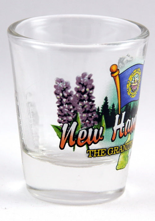 New Hampshire Granite State Elements Shot Glass