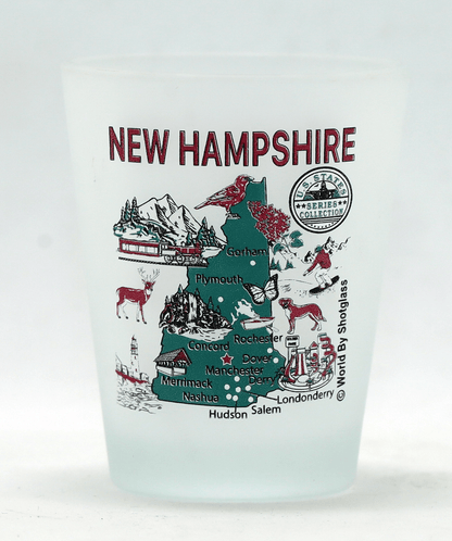 New Hampshire United States USA Souvenir Boxed Shot Glass Set (Set of 6)