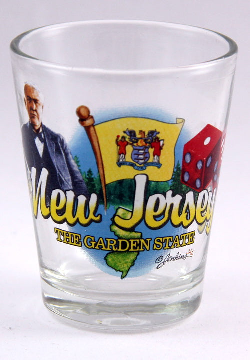 New Jersey Garden State Elements Shot Glass