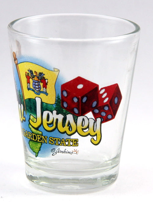 New Jersey Garden State Elements Shot Glass