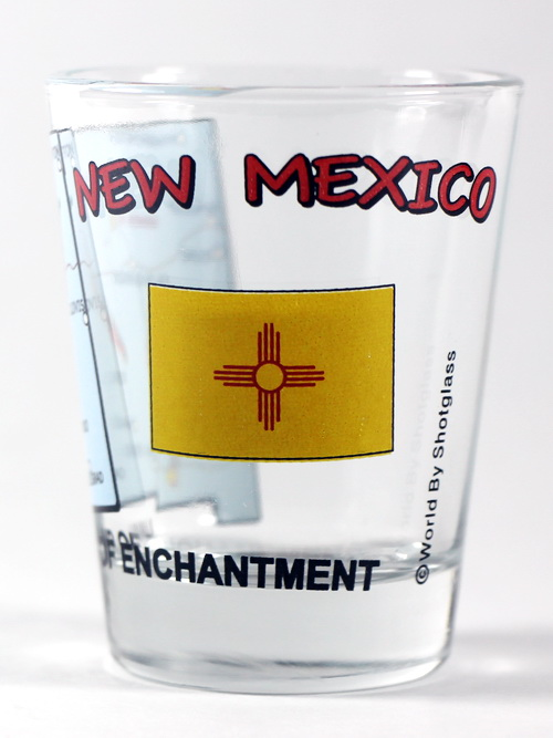 New Mexico The Land Of Enchantment State All-American Collection Shot Glass