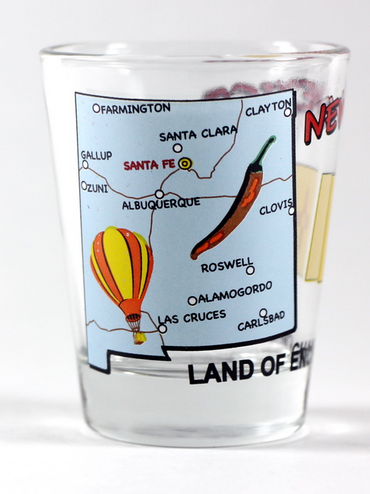 New Mexico The Land Of Enchantment State All-American Collection Shot Glass