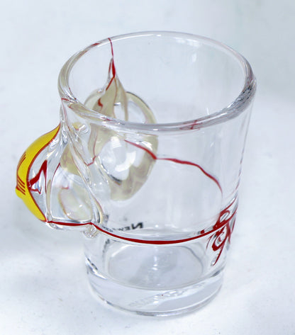 New Mexico Flag Bikini Bust 3D Shot Glass