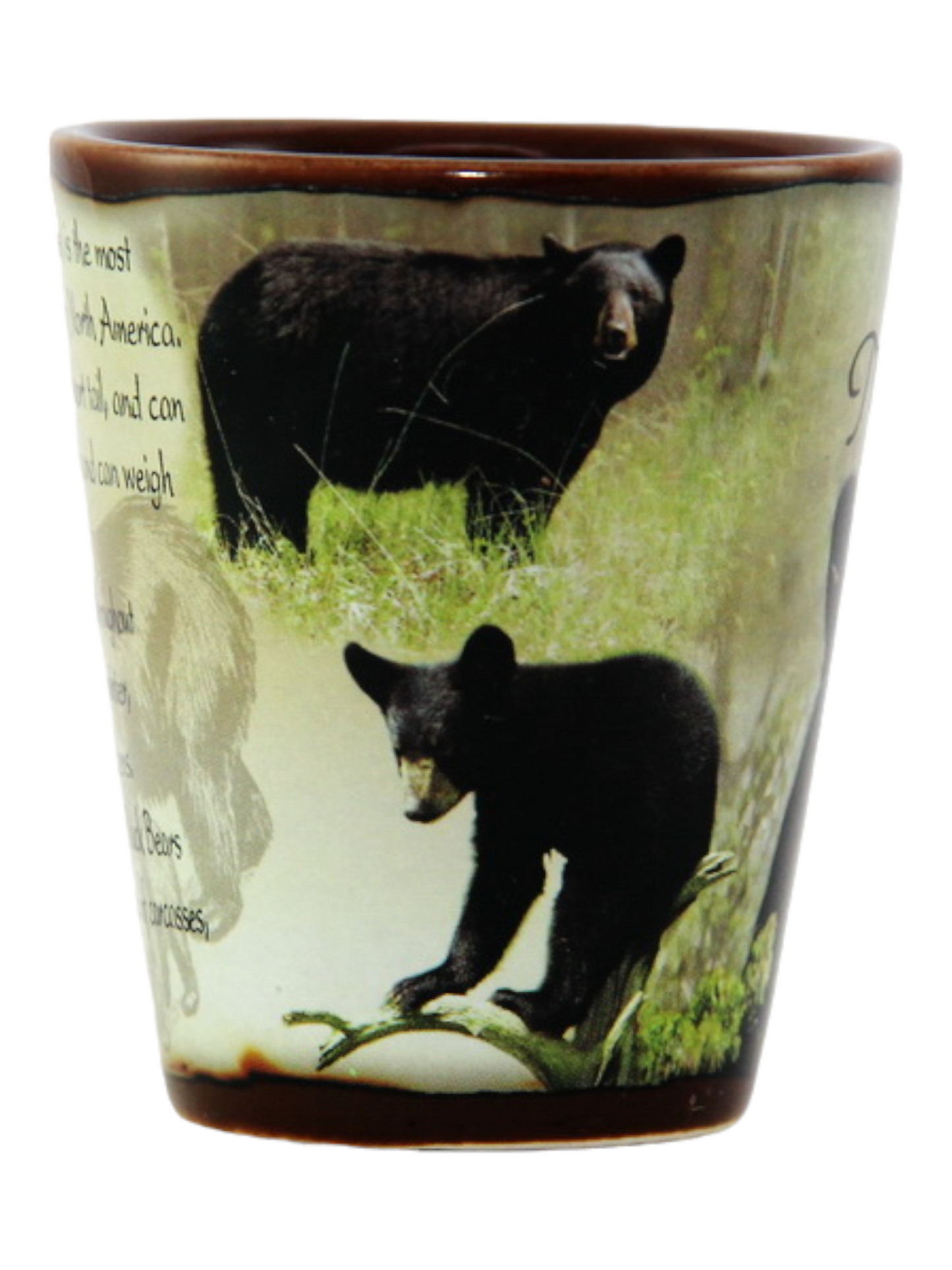 New York Full Wrap Bear Shot Glass